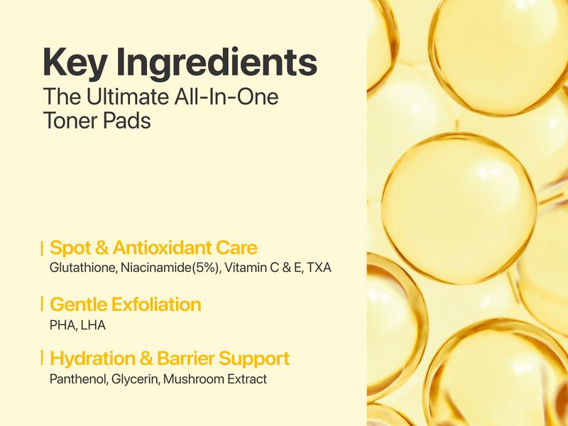 [numbuzin Official] No.5+ Spotless Glow Duo | No.5+ Serum + Toner Pads | Hyperpigmentation | Vitamin C, Niacinamide, Glutathione