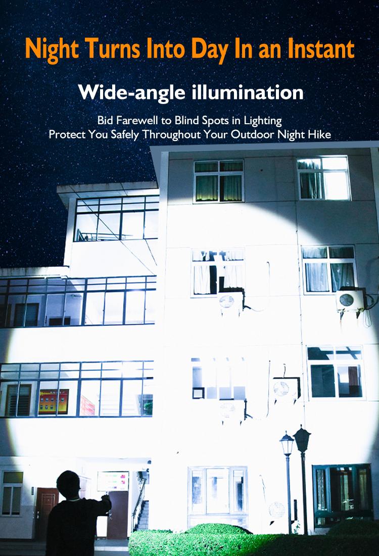 10000 Lumens 4000mAh LED Flashlight Super Bright, Ultra Bright Portable Camping Flashlight,Waterproof Flash Light for Camping,Night Outdoor Emergency Lighting