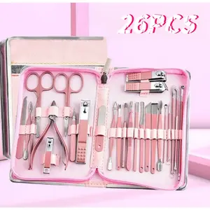 26PCS Manicure Sets For Women Gift Manicure set, Nail Clippers Manicure Kit  26 in 1 Luxury Manicure Pedicure Set kit Travel Gifts Choice for Women Mother Men