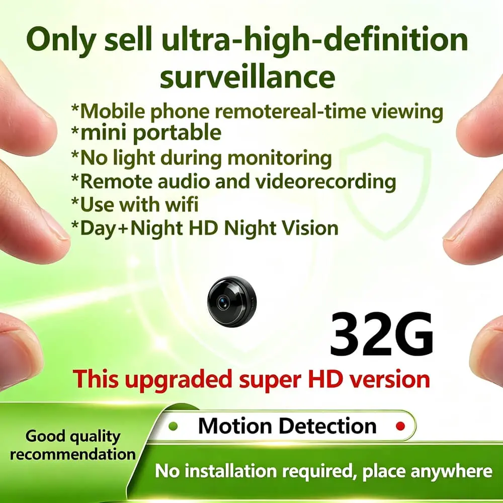QQ brand only sells ultra high definition mini cameras, wireless plug-in mobile phone remote controls without network, high-definition night vision home cameras, intelligent charging monitoring recorders, WIFI indoor and outdoor sets, home micro portable