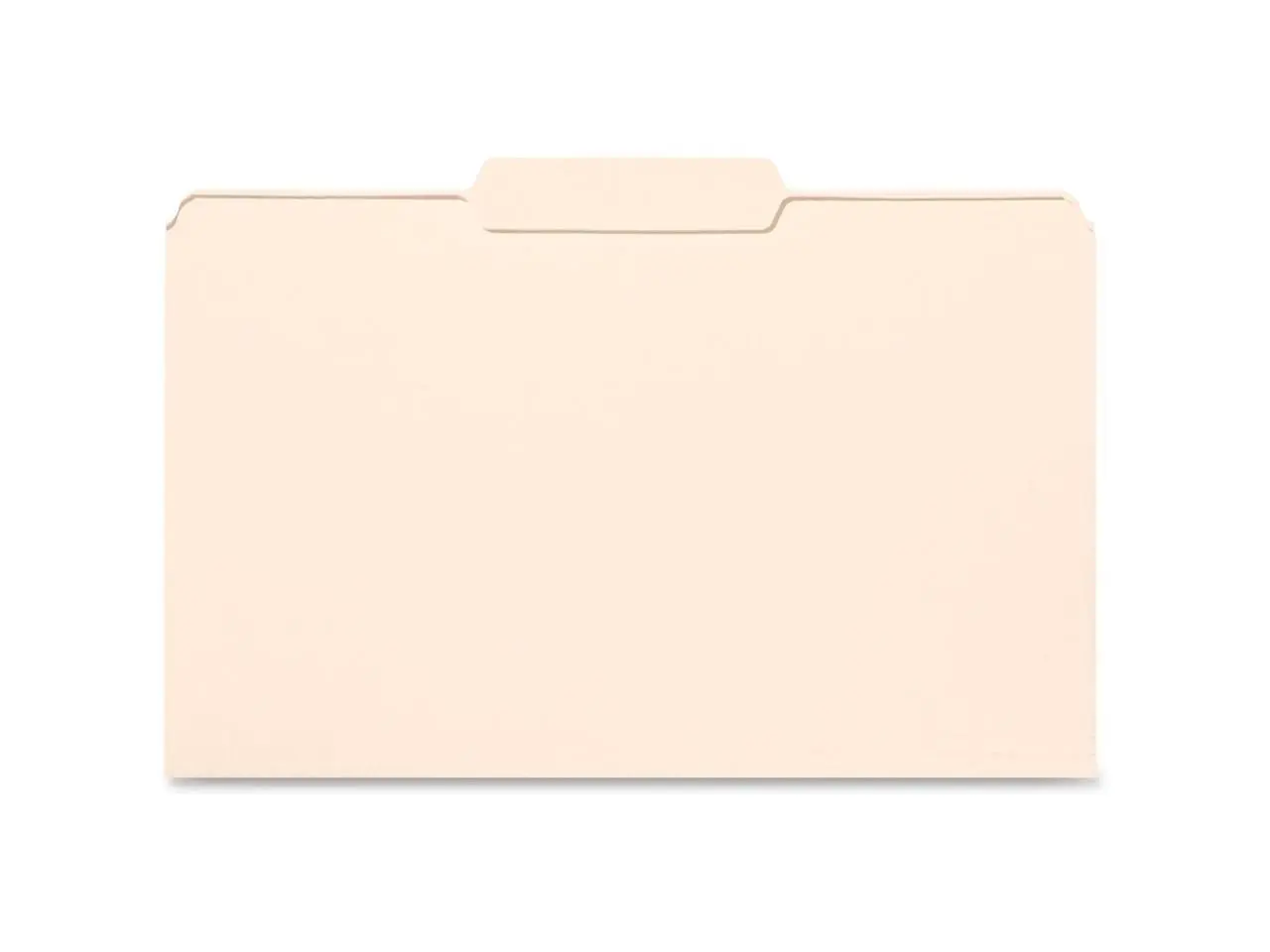 Business Source Legal-size 1/3-cut Manila File Folders