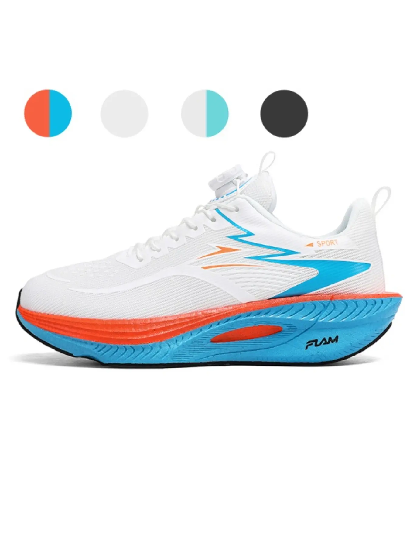 Unisex Colorblock Lightweight Sneakers, Breathable Non-Confined Feet, Ideal for Jogging Training and Campus Wear, Sporty Style