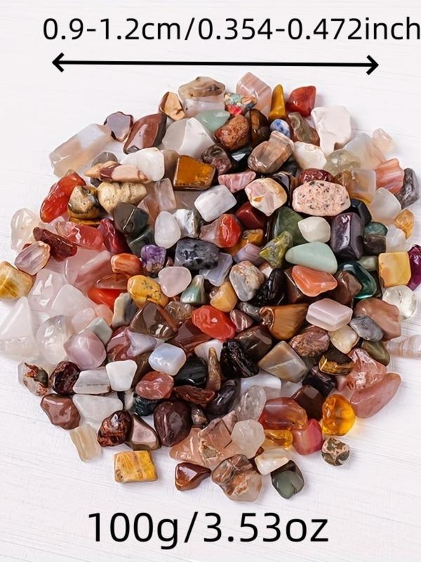 Natural Stone Decoration, Colorful Natural Crystal Stone, Natural Crystal Stone Aquarium Gravel, Sea Glass Rock Sand for Fish Turtle Decoration, Fish Tank