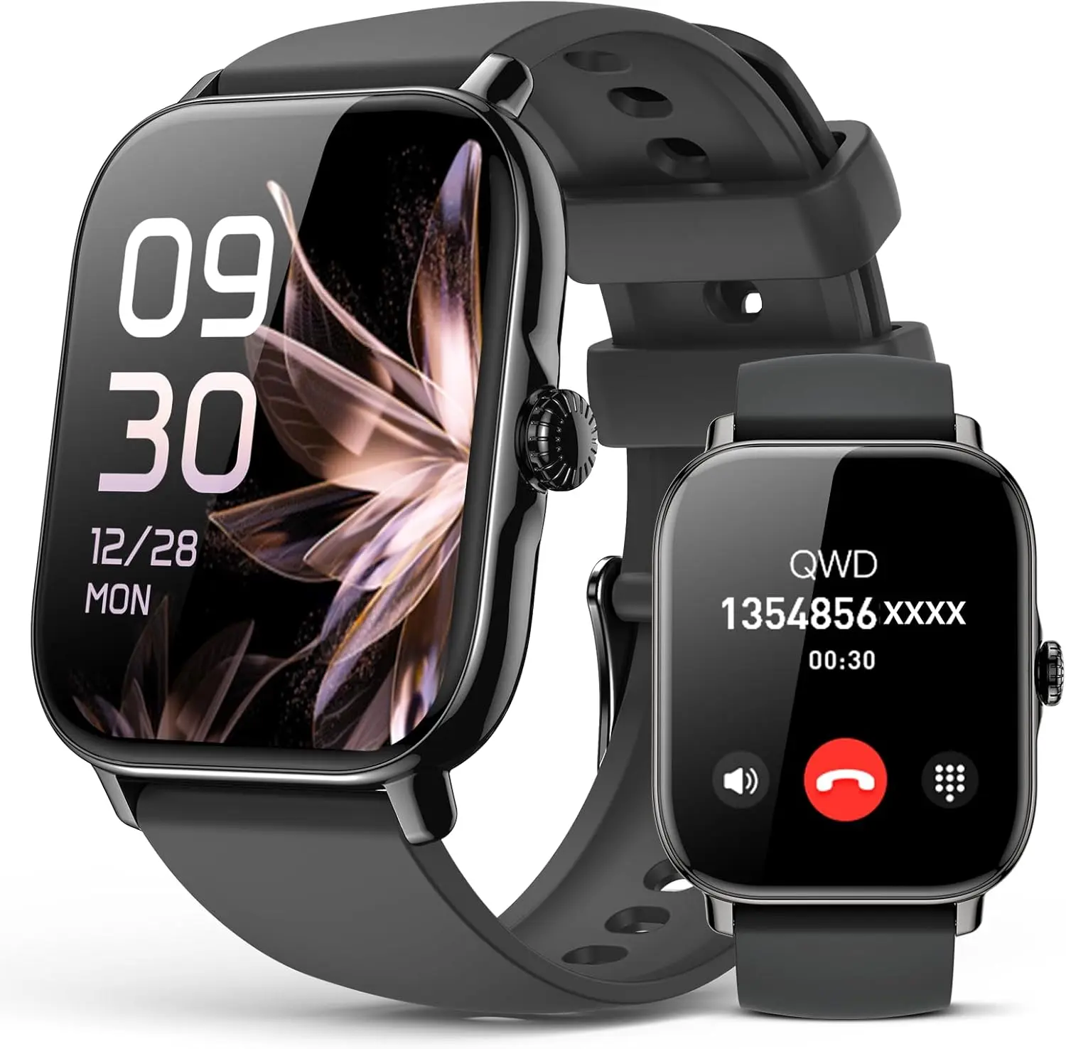 Smart Watch for Women Men- Answer/Make Call, 2026 IP68 Waterproof Fitness Step Tracker Watch with Sleep Monitor/Activity Counter/110+ Sport Mode, Smartwatch for Andriod iPhone iOS Samsung Compatible