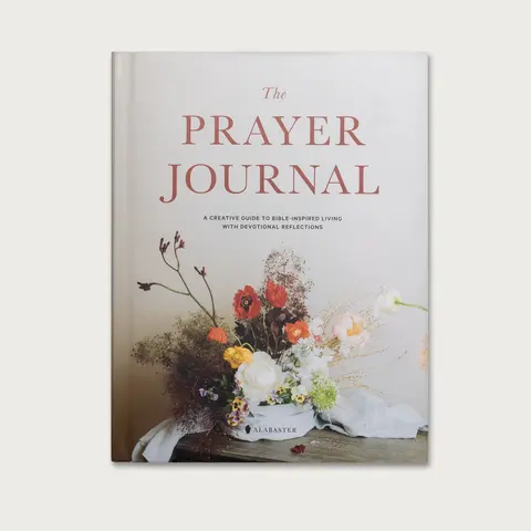 Alabaster The Prayer Journal: English Bible-Inspired Religion & Philosophy Book with Gratitude, Virtues, Prayer + Scripture, 5 Devotional Readings, 50+ Guided Entries for Resilience, Growth, Creativity & Deepening Your Connection with God