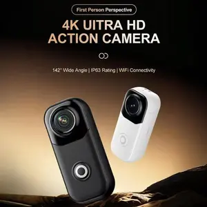 4K Ultra HD Mini Action Camera Electronic Image Stabilization 10M Waterproof Magnetic Bracket WiFi Action Cam Compact Thumb