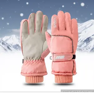 Unisex Winter Ski Gloves Waterproof Touch Screen Warm Snow Motorcycle Gloves Professional Cold Weather Outdoor Sports Gear