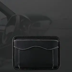 Car Interior Small Items Organizer, Adhesive Phone Holder Bag, Dashboard Storage Box, Seat Gap Organizer, Door Side Mount Bag
