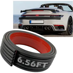 Car Rear Bumper Protector Guard,6-Hole Car Bumper Protector Provides Impact Protection,Essential Bumpers Guards for Cars with Strong Adhesive