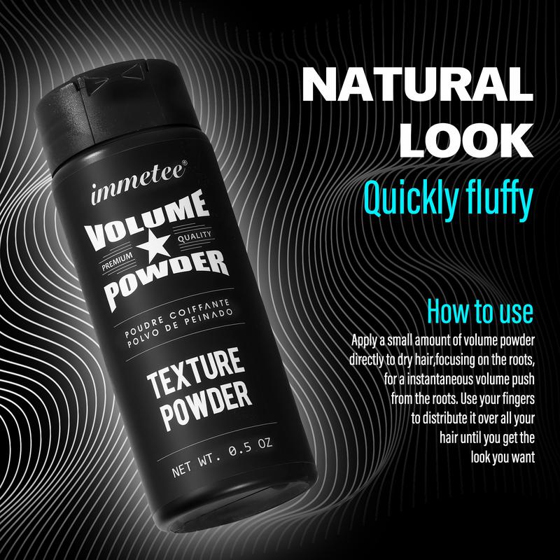 immetee Volumizing Texturizing Hair Powder – Extra Volume Hair Styling Powder, Root Lifting Style Powder, Oil Control, Matte Finish, No Residue, Texture Powder 14g