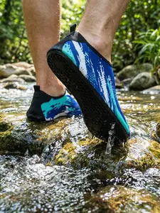 Outdoor Anti-Slip Water Shoes, Honeycomb Non-Slip Sole, Lightweight Breathable Fabric, Quick-Dry, Soft Easy Fold, Casual All Seasons
