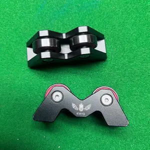 Kmyd Billiard Cue Balance Wheel Set, Aluminum Alloy Material, Cnc Machined, Includes Head & Tail Components, Fits Eight Pool Cues