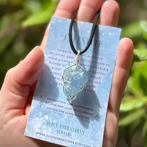 Raw Blue Celestite Crystal Necklace, pure copper, adjustable necklace, pure copper chain, raw, natural, celestite pendant, celestite jewelry