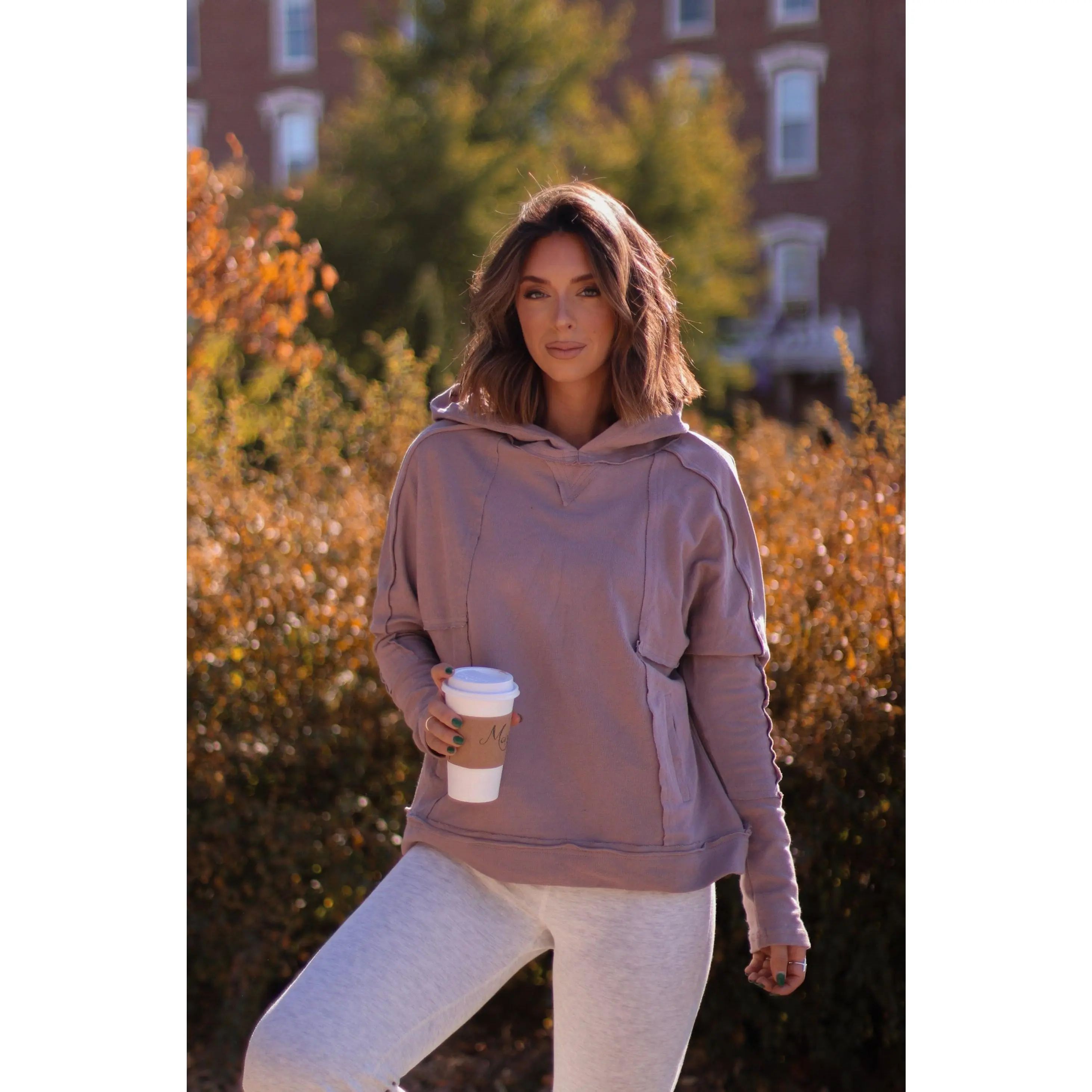 Mocha Knit Hoodie