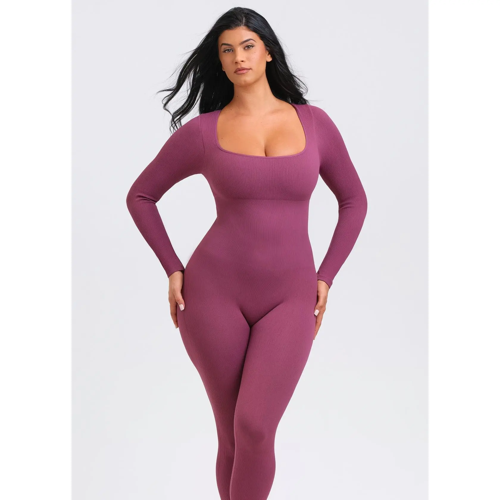 SnatchedKnit Longsleeve Jumpsuit