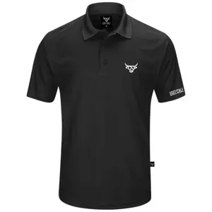 Lost Calf Men's Polo Black Short Sleeve T-Shirt Tee