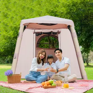Inflatable Tents for Camping, Easy Setup Inflatable Tent House,4 Season Blow Up Camping Tent with Pump, Waterproof Sunproof Outdoor Glamping House new Tent