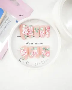 .DP.6621.Embroidered wearable nail art