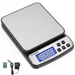 Digital Shipping Scale 110 lbs x 1g with Hold and Counting Function, Postage Scale for Shipping Packages, Ideal for Warehouses, Homes, Offices and Courier Companies
