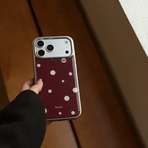 Silver Color Bowknot Phone Case for iPhone Series, Stylish & Simple Design, Perfect Fit for Multiple Models, Trendy Women's Accessory