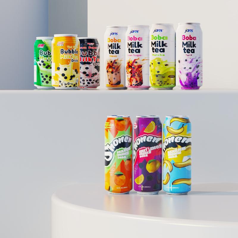 Bite Me Asian Snack Box - 15 Items Including 4 Candies 4 Cookies 3 Chips  1 Beverages 3 Bakery goods Perfect for Family Gatherings - Brownies