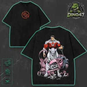 Thragg Viltrumite - Invincible War Comics Graphic T-Shirt, Vintage Washed Hoodie Sweatshirt Tank Top Unisex, Casual Crewneck 100% Cotton Tee, Menswear Movie Merch