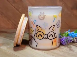Kawaii Cute & Trendy Kitty Cat Kitten Candle Soy Wax Candle Cute Kawaii Candle Decor Scented