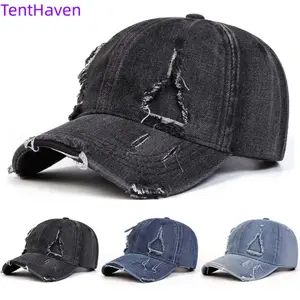 2026 Broken Hole Soft Top Hat Men's Duck Tongue Hat Women's Internet Celebrity Versatile Trendy Brand Spring and Summer Baseball Hat Sunscreen Hat