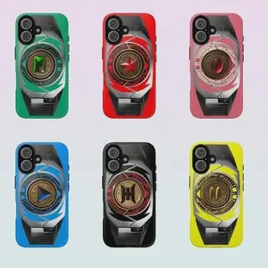 Ranger Morpher iPhone Case: Power Coin Design, Rugged Protective Cover for iPhone 11-17