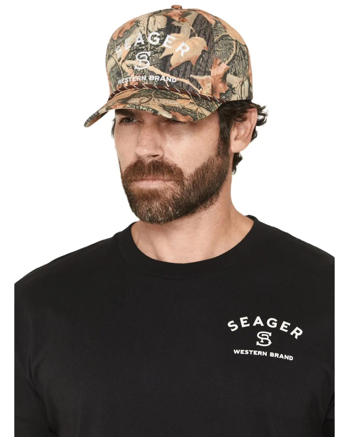 Seager Men's Men'S Branded Camo Print Ball Cap - Mhsp242brandcamo