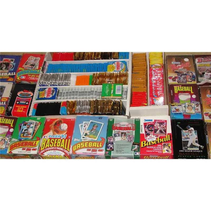 300 MLB Vintage Baseball Cards in Unopened Packs Huge Variey of Cello & Wax Packs