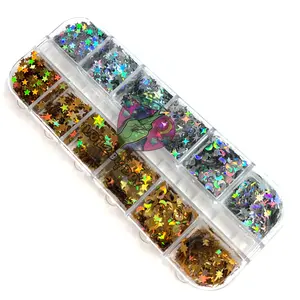 SILVER/GOLD STAR GLITTER SILVER/GOLD STAR GLITTER