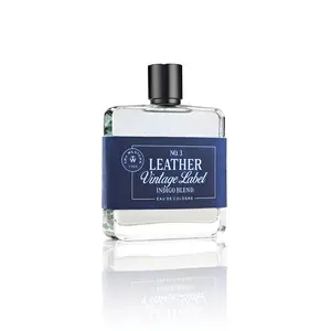 No. 3 Leather Vintage Label Indigo Blend Cologne