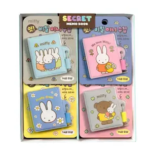 Miffy Secret Mini Memo Diary Book with Lock & Key (1 Unit Assorted) by K-Wonderland