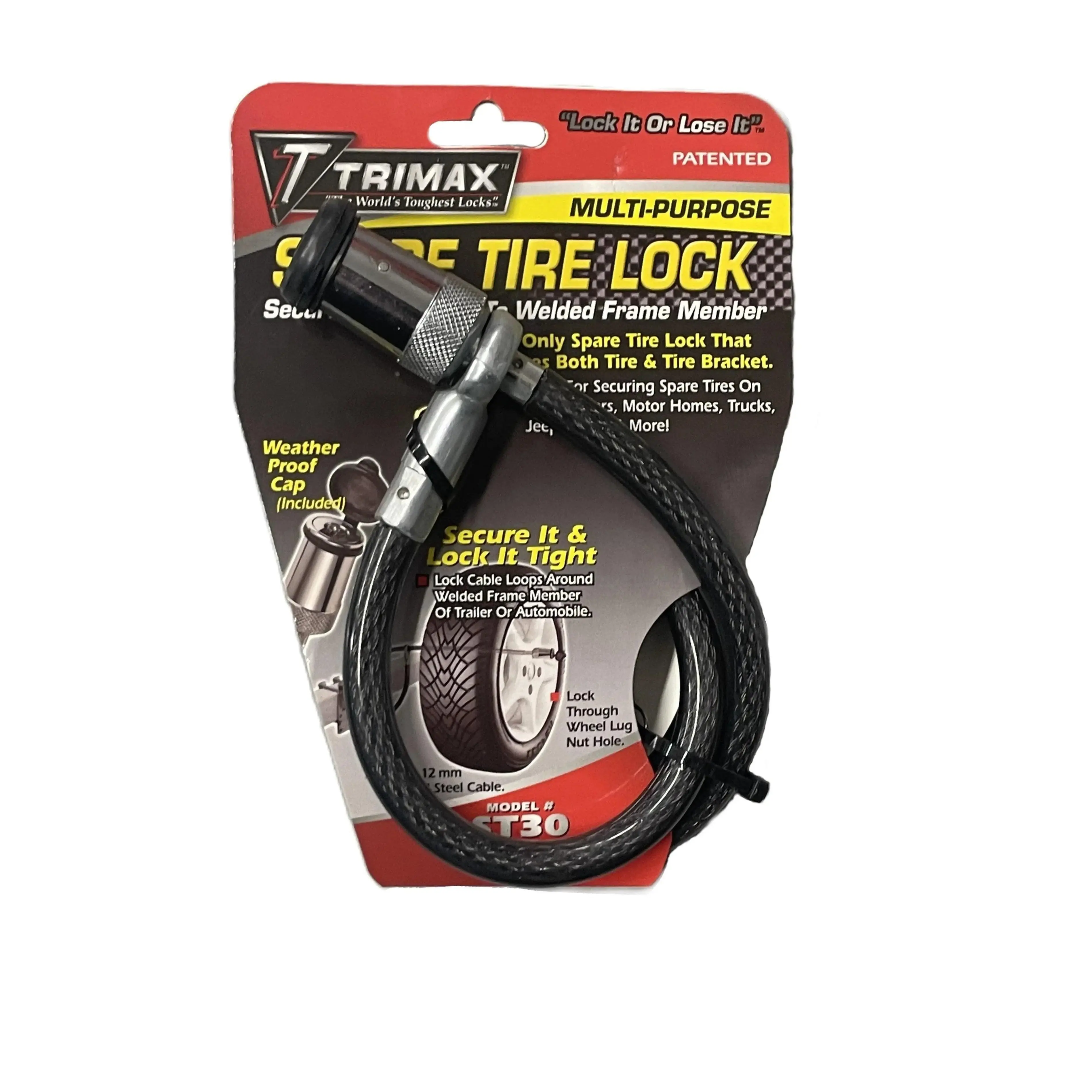 TRIMAX Spare Tire Lock TRIMAX Spare Tire Lock