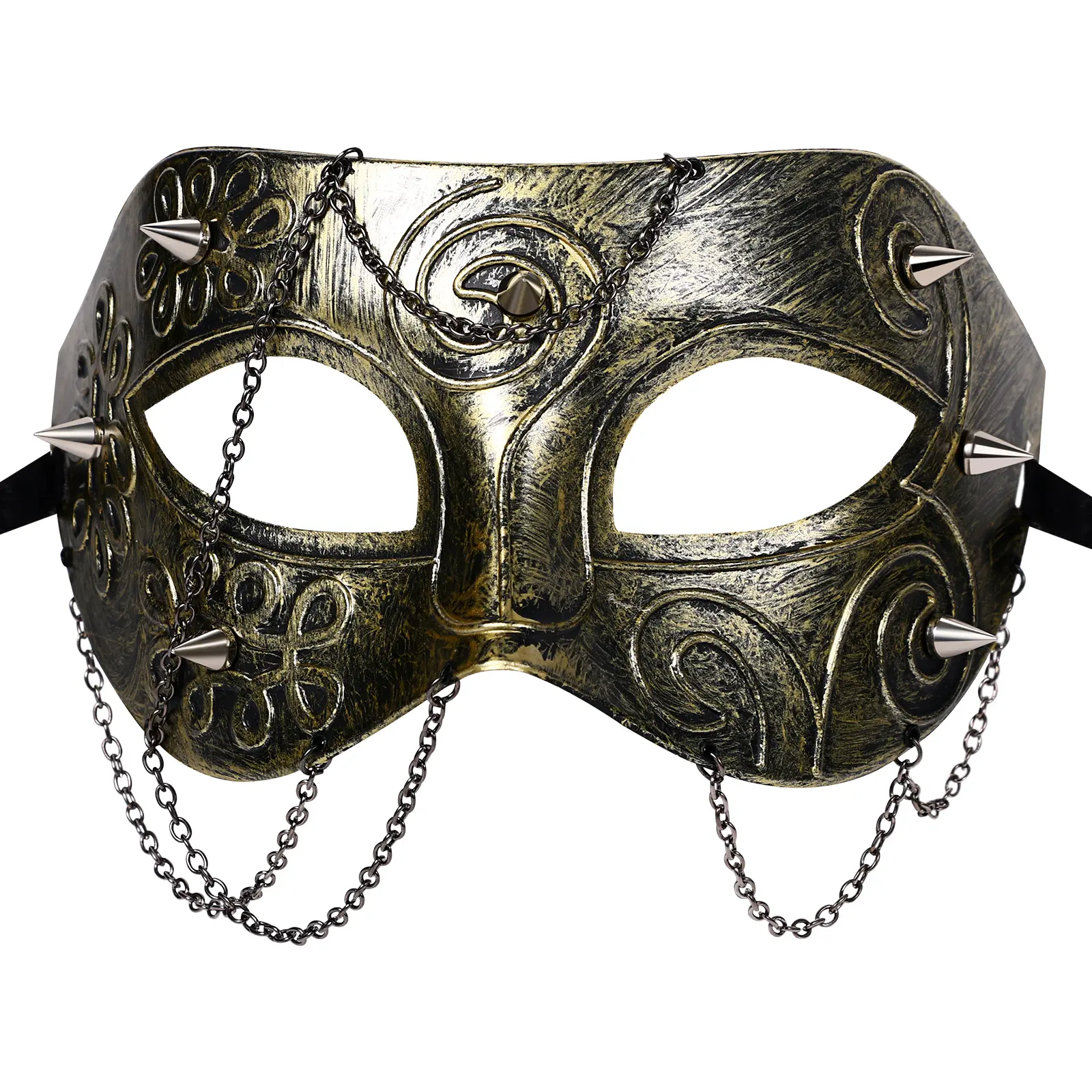OIDEA Plastic Gothic Steampunk Venetian Mask - Lightweight, Comfortable, Adjustable-Fit Industrial Face Covering, Stylish Decor & Fashion Accessory, Ideal for Halloween, Men's Use summerwins