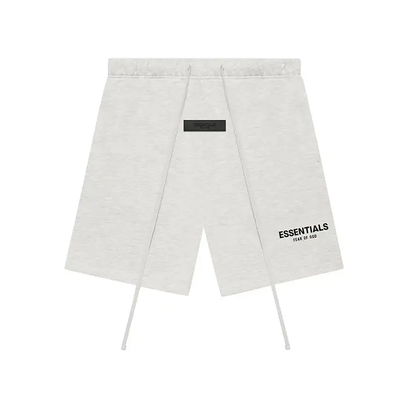Fear of God Essentials SS22 Men's Fleece athletic Oversized Streetwear Shorts Light Oatmeal