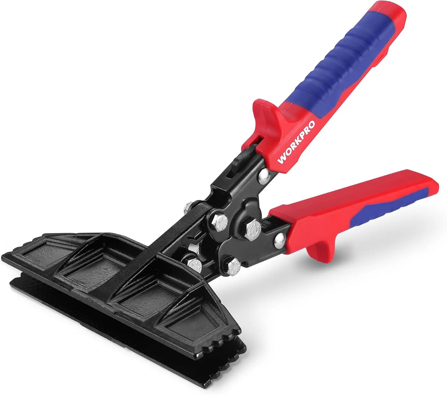 Hand Seamer Tool, 6-Inch Sheet Metal Bender, Heavy-Duty Steel Sheet Metal Brake Pliers for Bending, Seaming, Flattening with Ergonomic Handle and Smooth Jaw