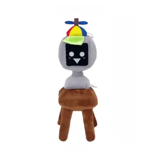 Sprunki Plush, Sprunki Game Plush, Horror Games Plushies Toy for Fans -   Stuffed Animal Pillow  Christmas Birthday Gifts for Adult Kids (Styles-13,Mr.Fun Computer Plush) cute soft doll