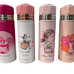 Parfum De Luxe Perfume Body Spray for Women – Set of 4 Scents (200ml Each) | Feminine, Fresh & Long-Lasting