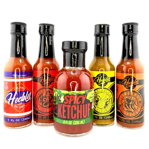 Hot Sauce & Spicy Ketchup Bundle - Authentic Flavorful Condiments for Versatile Cooking and Flavoring