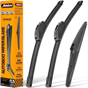 26"+18" Windshield Wipers Blades Replacement for Toyota Highlander 2020 2021 2022 2023 2024 with 10 Inch Rear Wiper Blade -Original Factory Quality (Pack of 3)