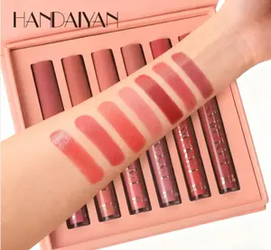 Long lasting Matte Lip Glaze Set, 6Counts/box Waterproof Lip Gloss,Moisturizing Matte Lipstick, Suitablefor All Occasions Lip Makeup, Giftsfor Girl,Lip Glosses, Lip Stain, Lip TintSet, Gosmetic, Lipstain, LiquidLipstick, Lip Kit