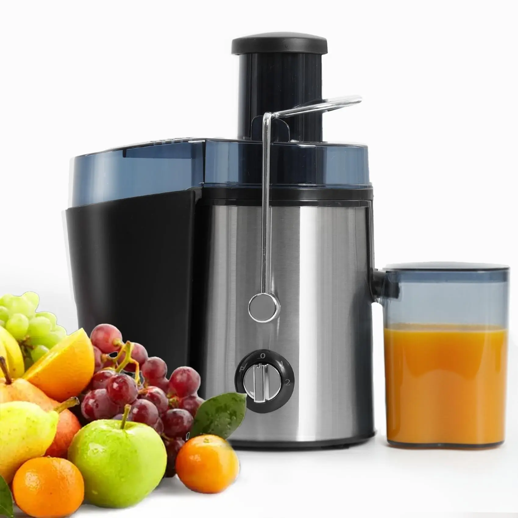 High-Speed Centrifugal Juicer - Compact, Versatile Household Kitchen Appliance for Fast Fruit Juicing, Efficient Centrifugal Extraction