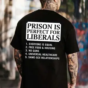 Prison is Perfect For Liberals T-shirt, Funny Shirts, Conservative Tee, Republican Shirt, Trump Supporters Shirt