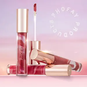 Rose Blooming Hydrating Lip Gloss Smooth Moisturizing Long Lasting Shiny Lips rem beauty