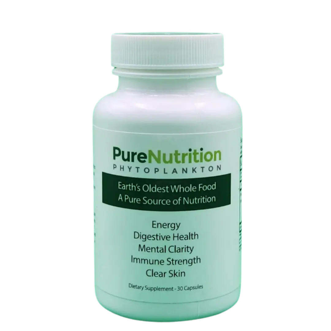 2 in 1 Pure Nutrition Phytoplankton Capsules & Powder -  All Natural Supplement Healthcare Dietary