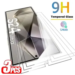 9H Tempered Glass for Samsung Galaxy S24 S25 S26 Ultra Plus Anti-scratch Screen Protector Unlocked Protective Film for S25 Edge