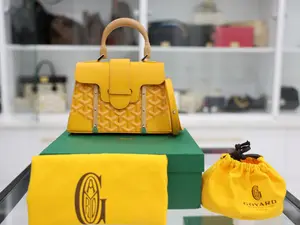 Pre-owned Goyard CANVAS Mini Bags SAIGON MINI STRUCTURED HANDBAG