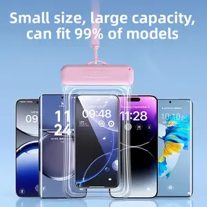 Mobile phone waterproof bag can touch screen swimming rafting takeaway rider special waterproof case underwater shooting mobile phone case Organiser Pouch Shockproof Smartphone Cellphone Casing